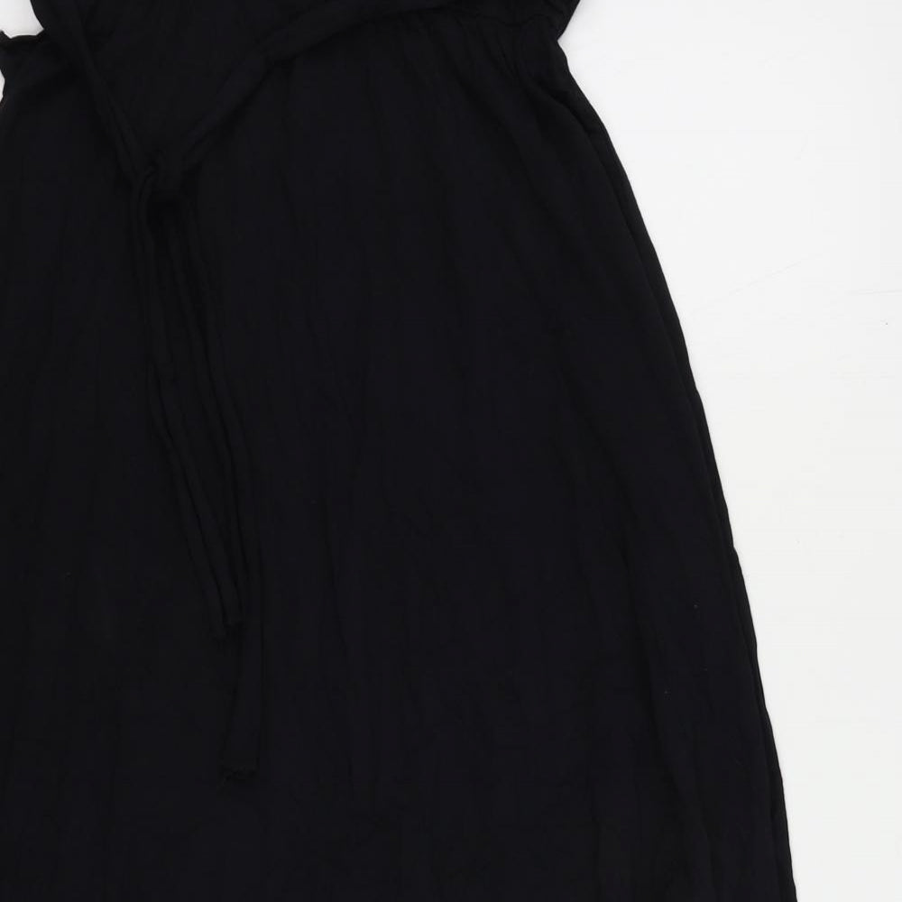 NEXT Womens Black Viscose Cover Up Size 14