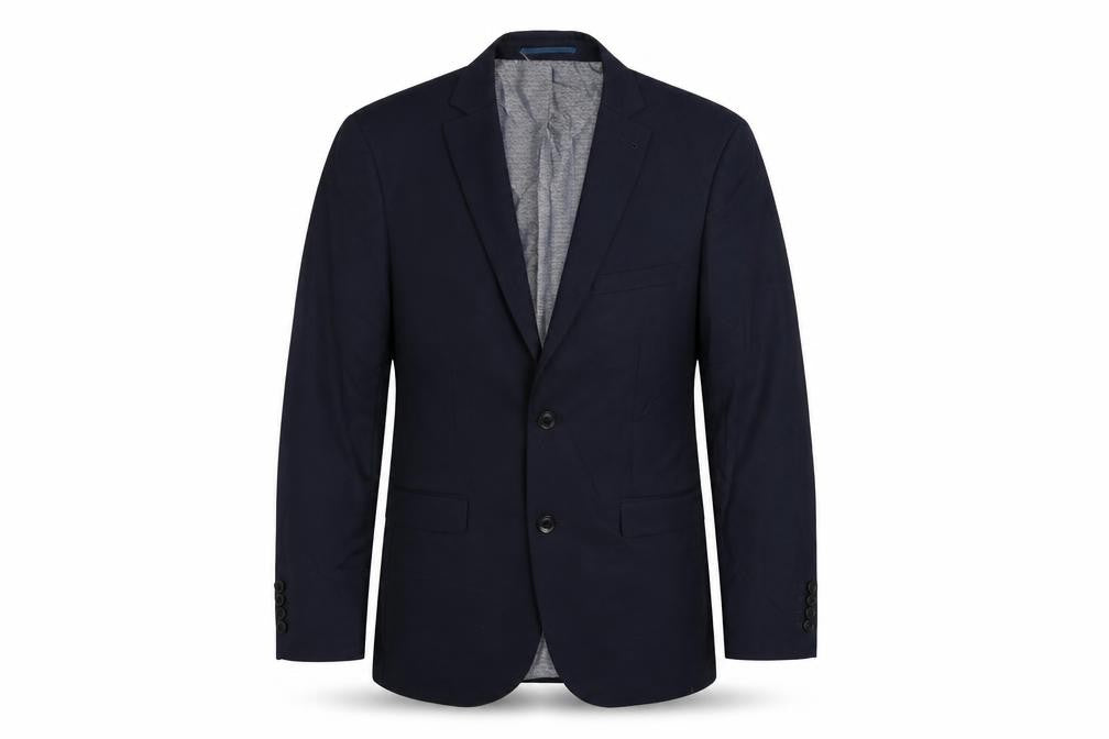 Next Mens Blue Polyester Jacket Suit Jacket Size 38 Regular