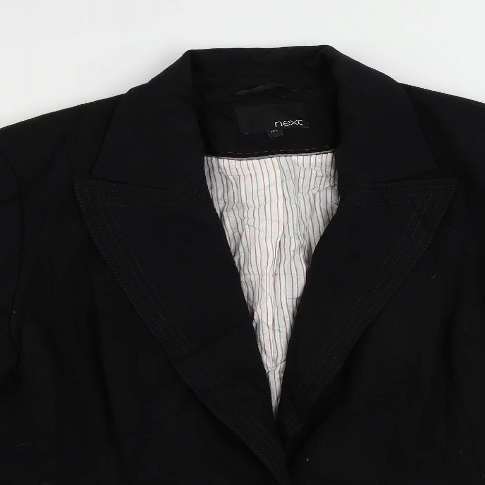 NEXT Womens Black Jacket Blazer Size 18 Button