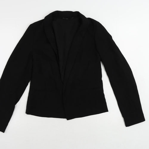 New Look Womens Black Jacket Blazer Size 10 - Open