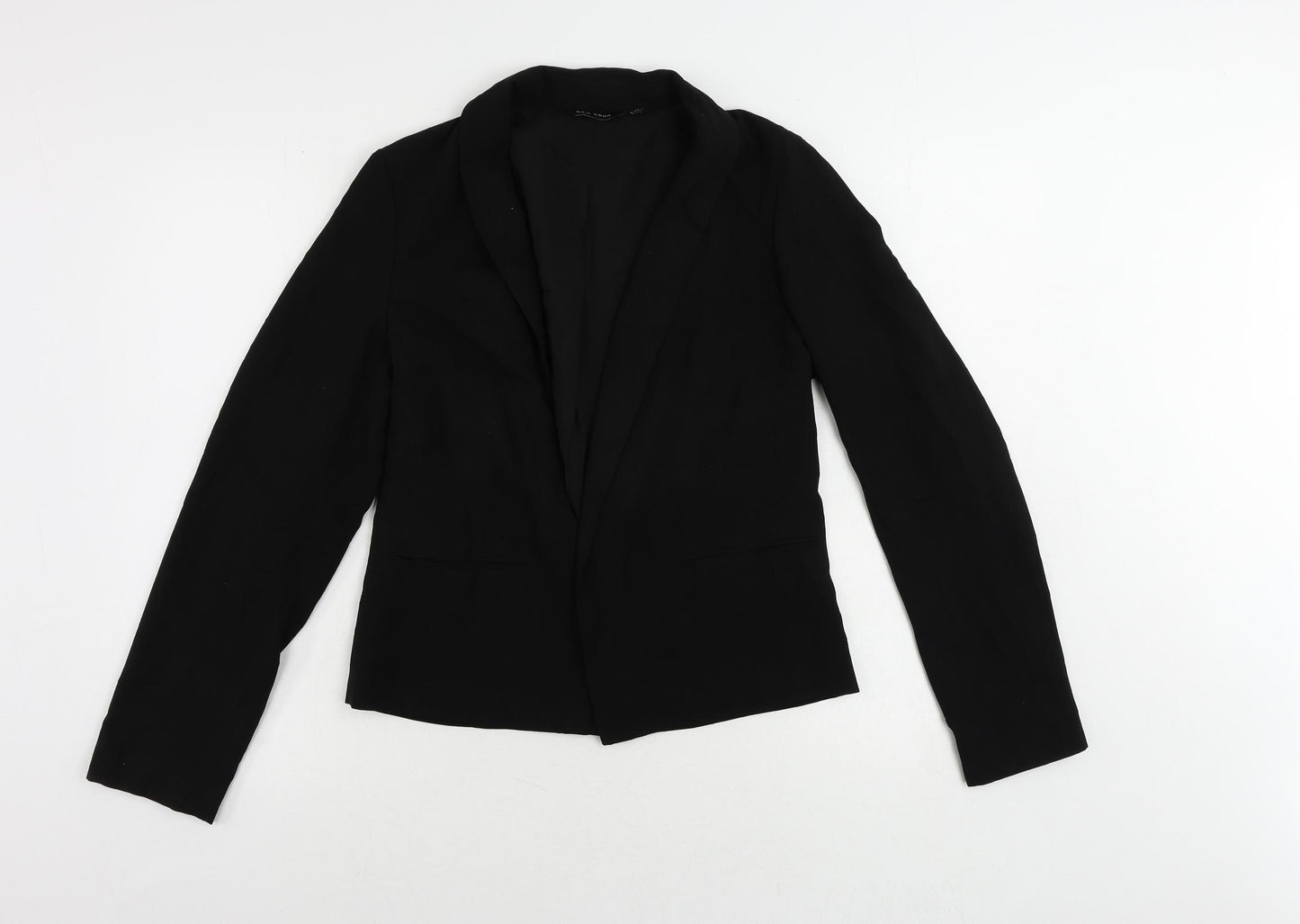 New Look Womens Black Jacket Blazer Size 10 - Open