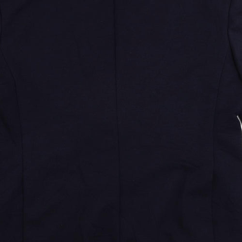 Marks and Spencer Mens Blue Polyamide Jacket Suit Jacket Size 42 Regular