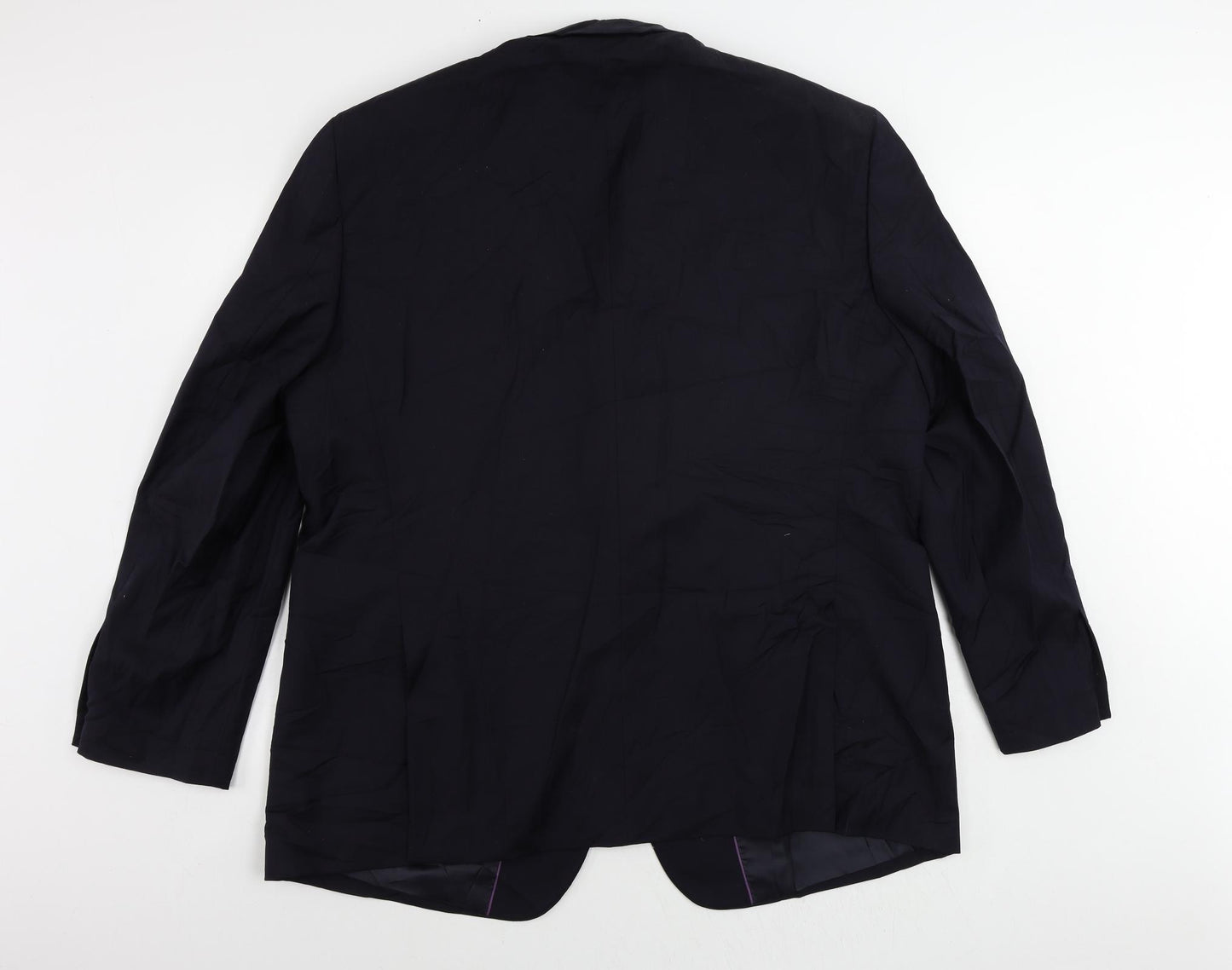 Brook Taverner Mens Blue Wool Jacket Suit Jacket Size 50 Regular