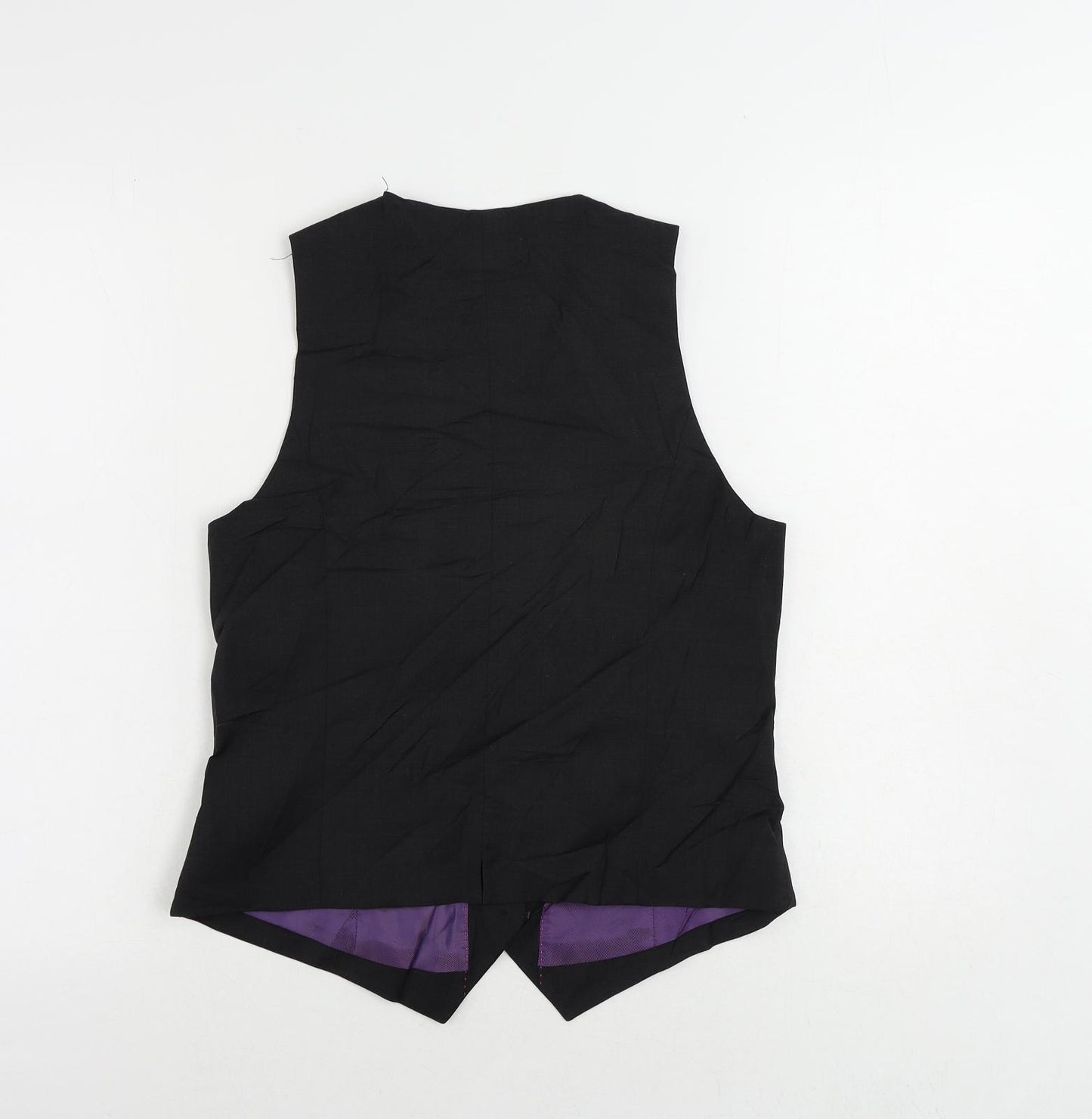 Brook Taverner Womens Black Jacket Waistcoat Size 12 Button