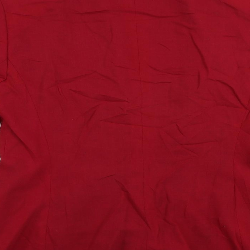 Paul Costelloe Womens Pink Jacket Blazer Size S Button