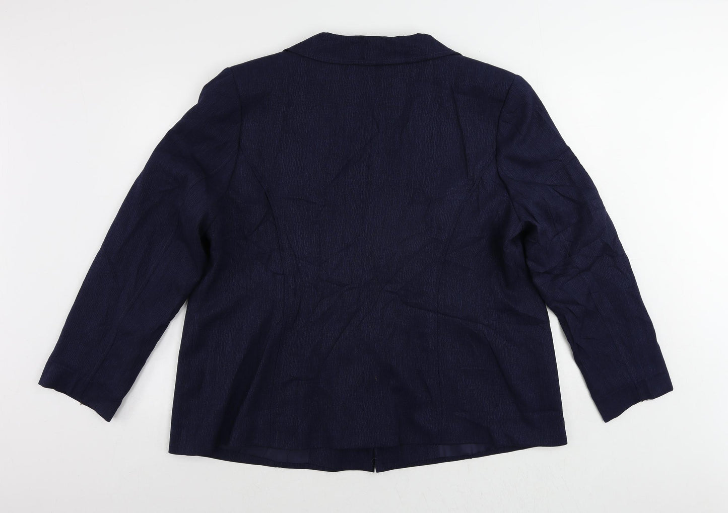 Bonmarché Womens Blue Jacket Blazer Size 22 Button