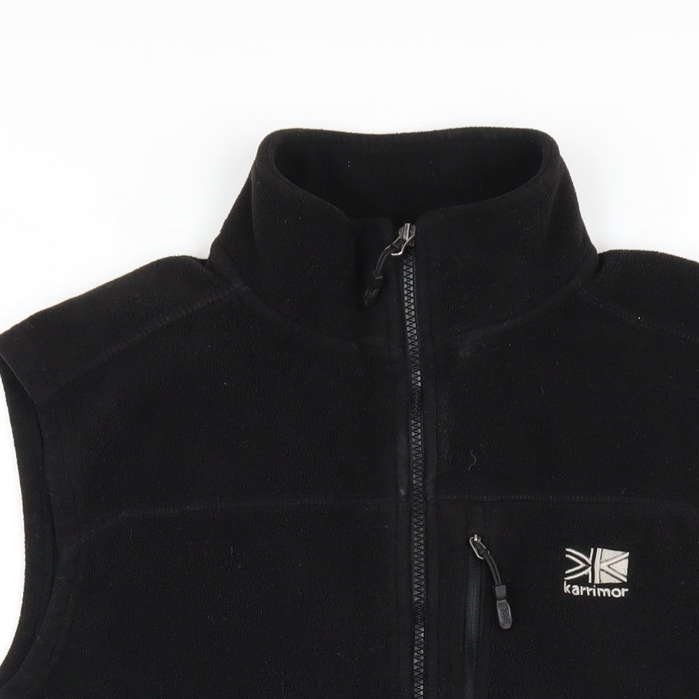 Karrimor Mens Black Gilet Jacket Size L Zip