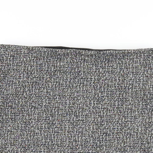 Marks and Spencer Womens Grey Polyester Straight & Pencil Skirt Size 14