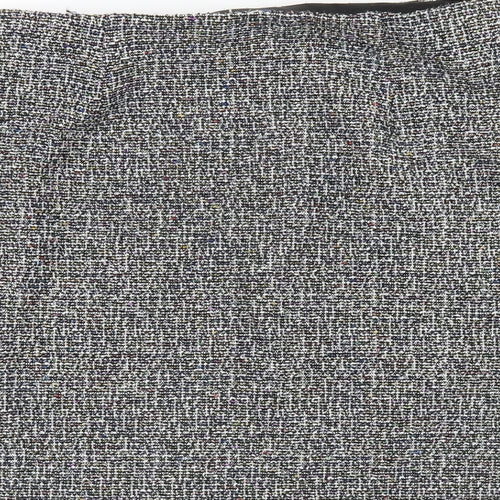 Marks and Spencer Womens Grey Polyester Straight & Pencil Skirt Size 14