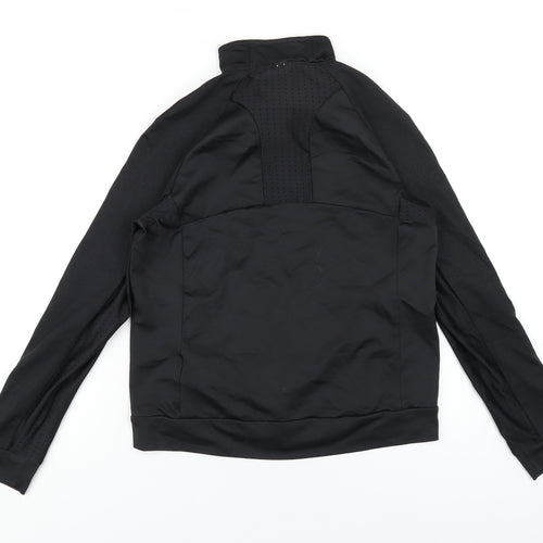 DECATHLON Boys Black Jacket Size 12-13 Years Zip