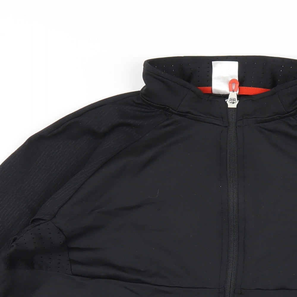 DECATHLON Boys Black Jacket Size 12-13 Years Zip