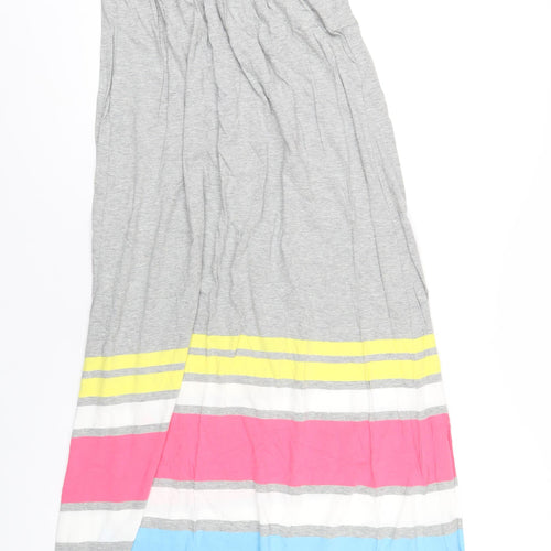 Gap Womens Grey Cotton A-Line Size L Square Neck Pullover