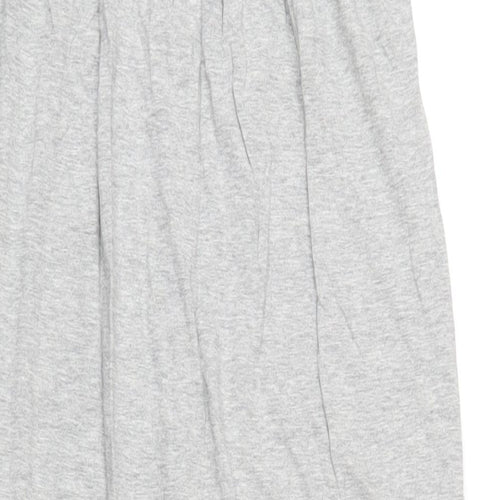 Gap Womens Grey Cotton A-Line Size L Square Neck Pullover