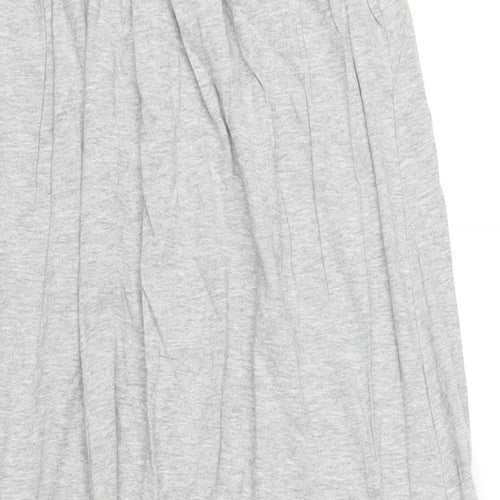 Gap Womens Grey Cotton A-Line Size L Square Neck Pullover