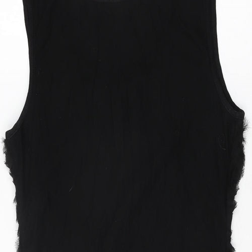 Steilmann Womens Black Polyester Bodycon Size S Round Neck Pullover