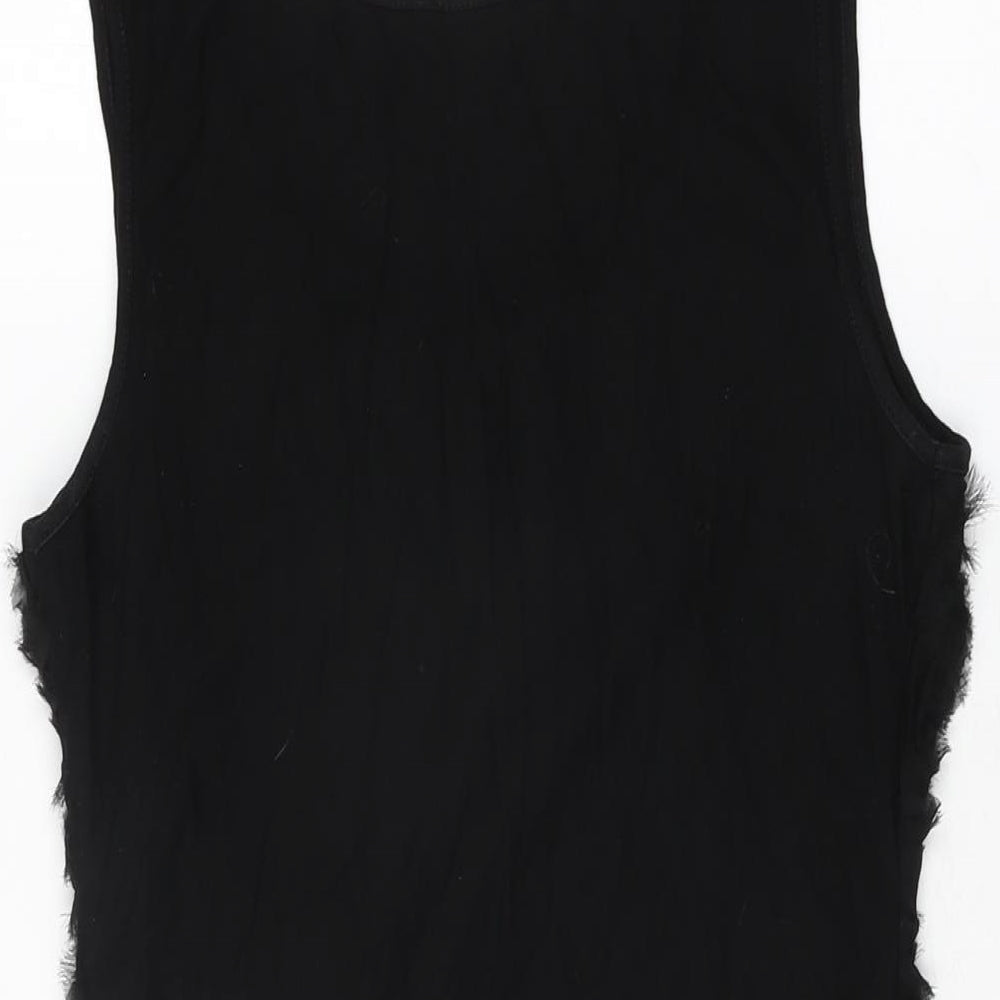 Steilmann Womens Black Polyester Bodycon Size S Round Neck Pullover