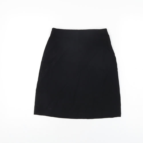 Banner Womens Black Viscose Mini Skirt Size 24 in