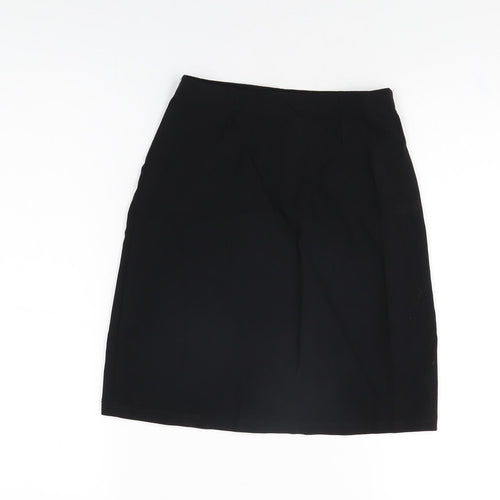 Banner Womens Black Viscose Mini Skirt Size 24 in