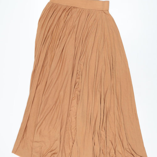 River Island Womens Brown Polyester Swing Skirt Size 8