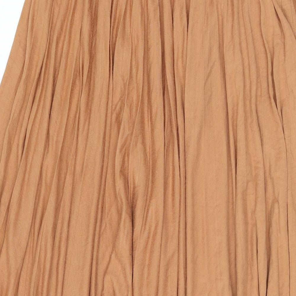 River Island Womens Brown Polyester Swing Skirt Size 8