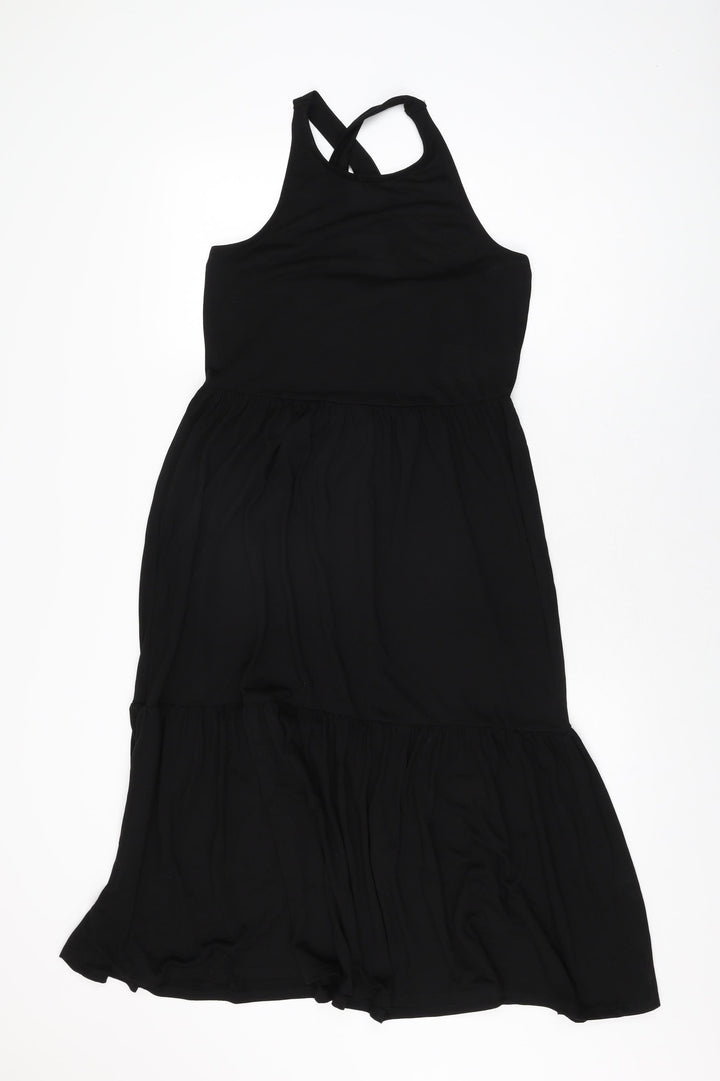 JDY Womens Black Polyester Shift Size S Round Neck Pullover