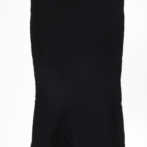 Zara Womens Black Polyester Shift Size L Round Neck Pullover