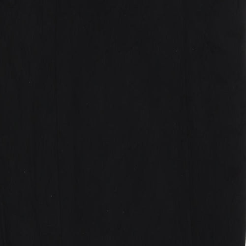 Zara Womens Black Polyester Shift Size L Round Neck Pullover