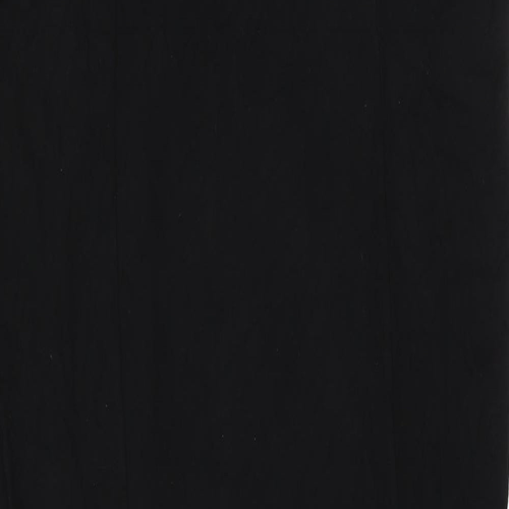 Zara Womens Black Polyester Shift Size L Round Neck Pullover