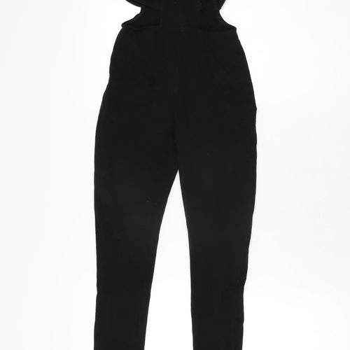 ASOS Womens Black Polyester Jumpsuit One-Piece Size 8 L31 in Pullover