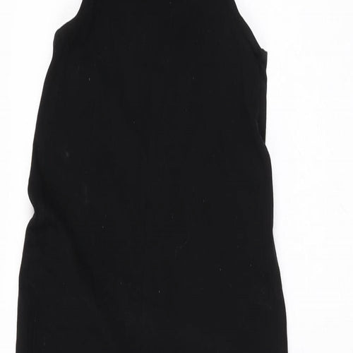 ASOS Womens Black Polyester Jumpsuit One-Piece Size 8 L31 in Pullover