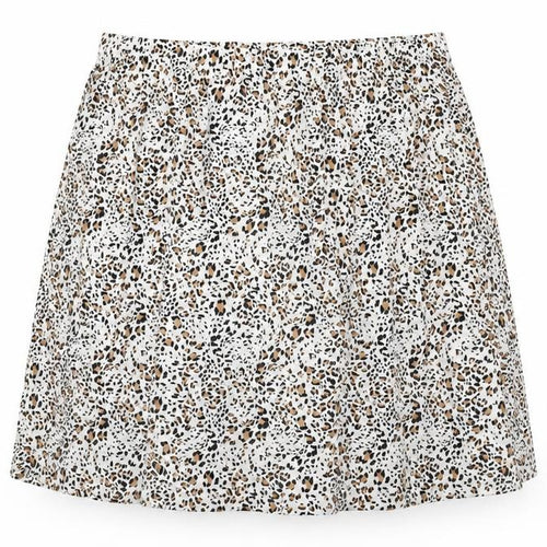 Marks and Spencer Womens White Geometric Viscose Swing Skirt Size 24