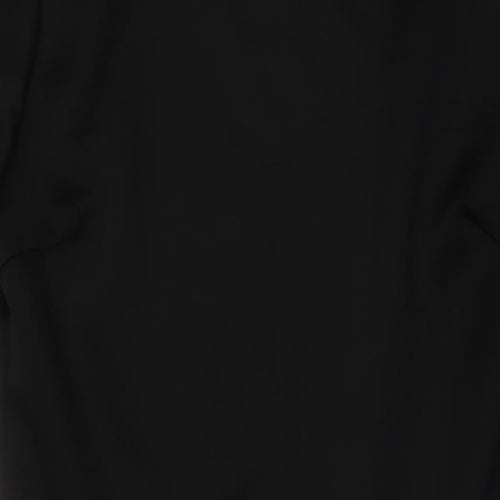 Want That Trend Womens Black Floral Polyester A-Line Size 18 Round Neck Pullover