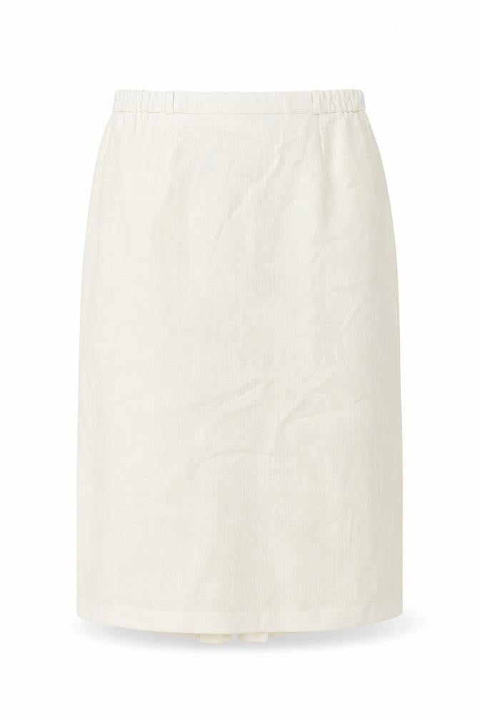 Fiorella Womens Ivory Polyester Straight & Pencil Skirt Size 16 Zip