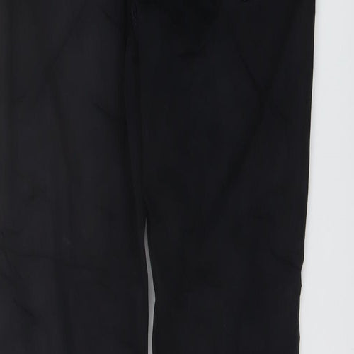 Topshop Womens Black Cotton Skinny Jeans Size 28 in L25 in Regular Button
