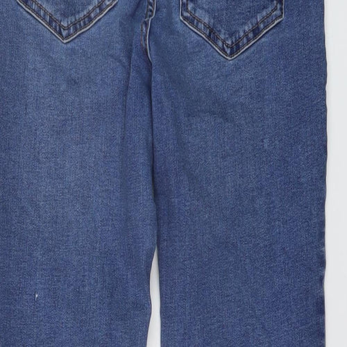 New Look Womens Black Cotton Skinny Jeans Size 12 L25 in Regular Button
