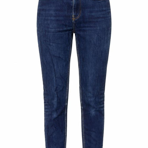 Zara Womens Blue Cotton Skinny Jeans Size 8 L27 in Regular Button