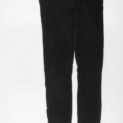 Noisy may Womens Black Cotton Skinny Jeans Size 26 in L30 in Regular Button