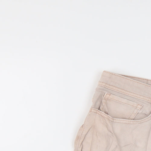 Denim & Co. Mens Pink Cotton Bermuda Shorts Size 30 in L9 in Regular Button