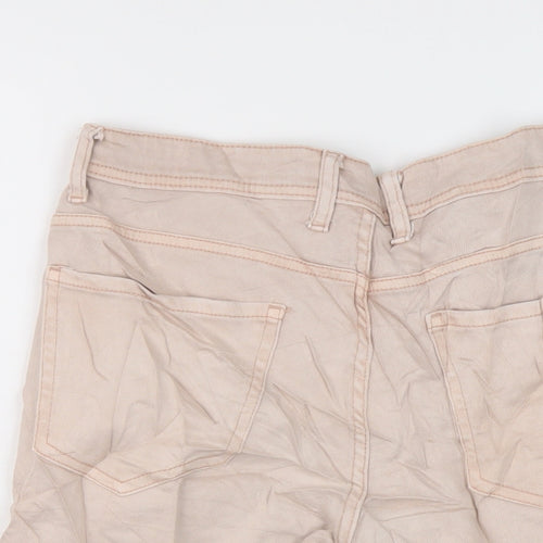 Denim & Co. Mens Pink Cotton Bermuda Shorts Size 30 in L9 in Regular Button