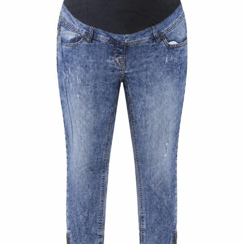 NEXT Womens Blue Cotton Skinny Jeans Size 8 L24 in Regular