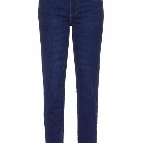 Denim & Co. Womens Blue Cotton Skinny Jeans Size 4 L25 in Regular Button