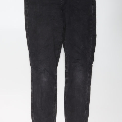 TU Womens Green Cotton Jegging Jeans Size 10 L27 in Regular Button