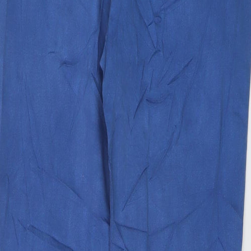 Marks and Spencer Womens Blue Cotton Skinny Jeans Size 14 L29 in Regular Button