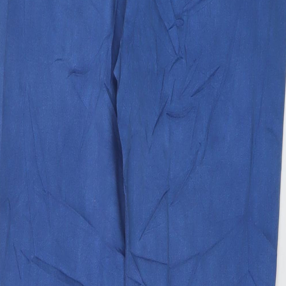 Marks and Spencer Womens Blue Cotton Skinny Jeans Size 14 L29 in Regular Button