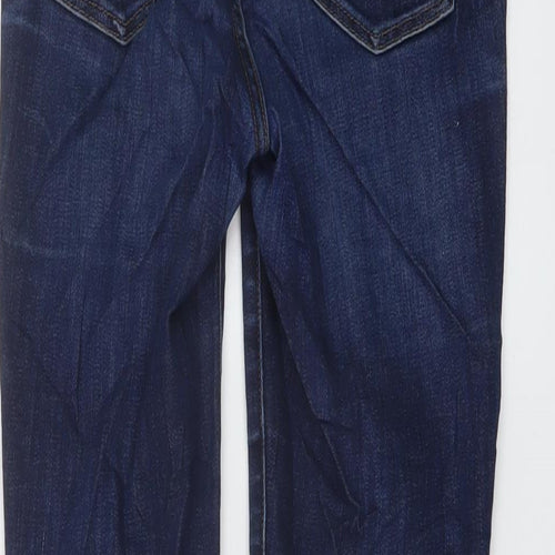 Madewell Womens Blue Cotton Skinny Jeans Size 25 in L28 in Regular Button