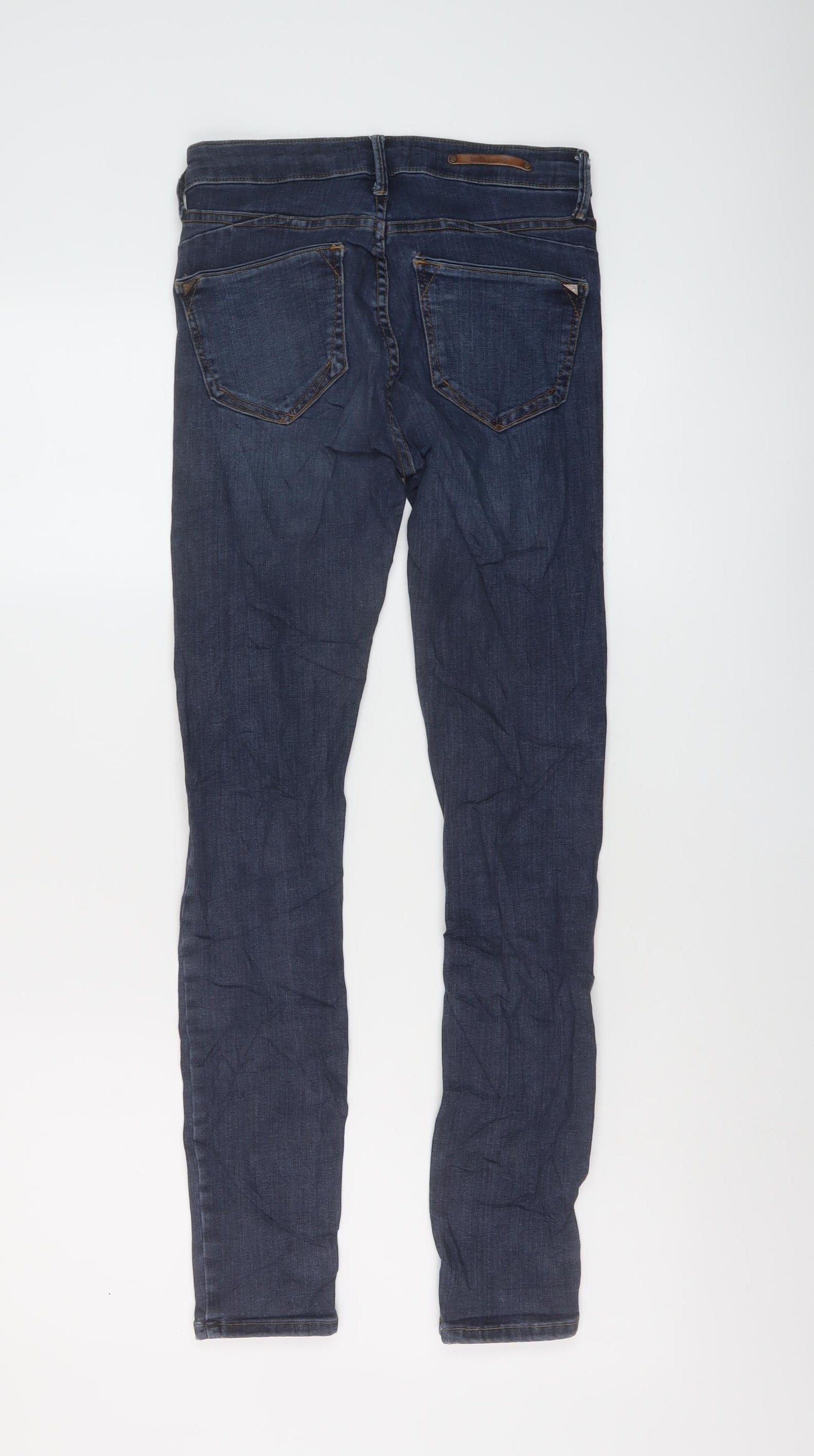 River Island Womens Black Cotton Skinny Jeans Size 6 L28 in Regular Button