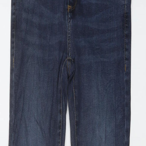 River Island Womens Black Cotton Skinny Jeans Size 6 L28 in Regular Button