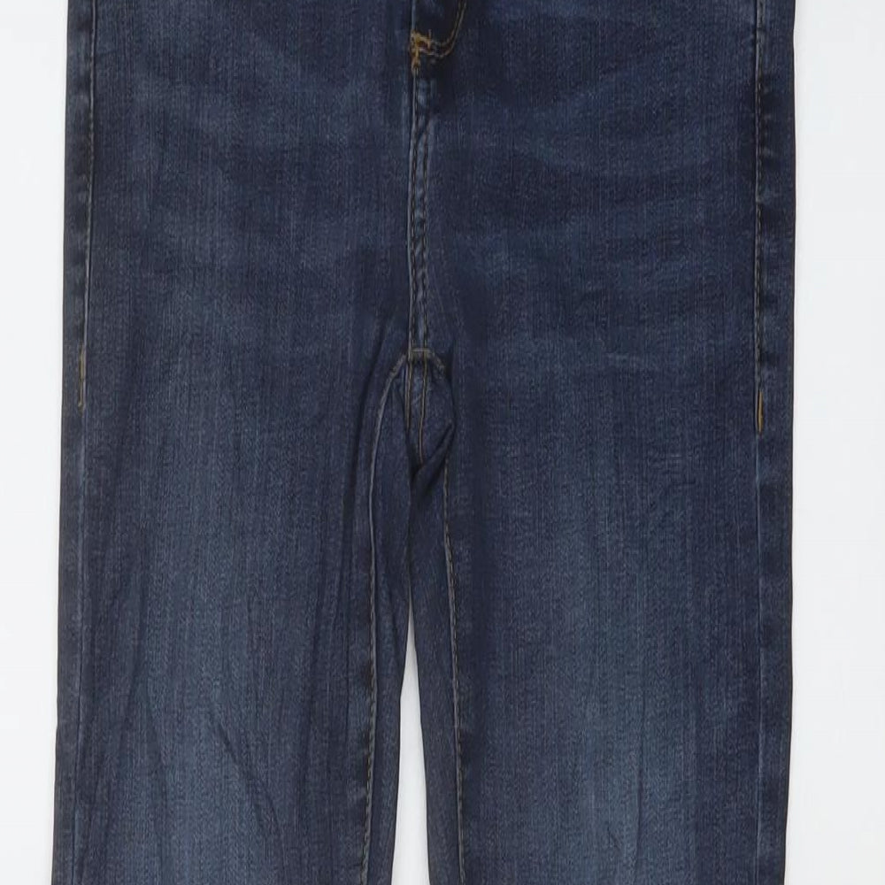 River Island Womens Black Cotton Skinny Jeans Size 6 L28 in Regular Button