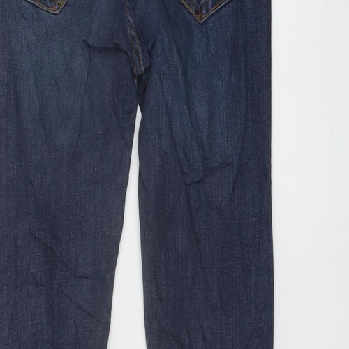 River Island Womens Black Cotton Skinny Jeans Size 6 L28 in Regular Button