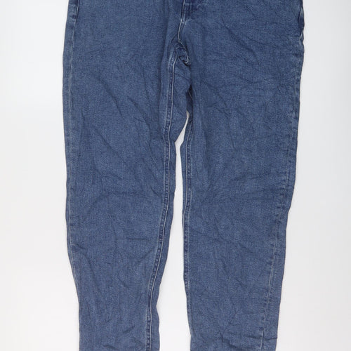 ASOS Mens Blue Cotton Straight Jeans Size 34 in L32 in Regular Button